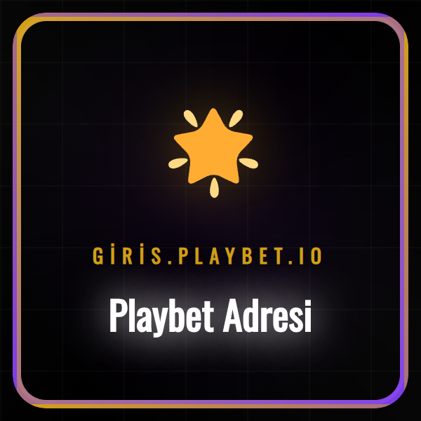 Playbet adresi arayüzü, mor ve altın renk temasıyla gösteriliyor.
