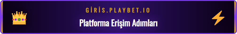 Playbet casino platformuna mobil cihazdan kolay erişim ekranı.