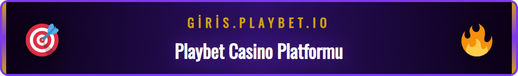 Playbet Casino oyun lobisinin mor ve altın temalı ekran görüntüsü.