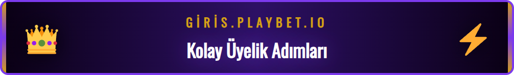 Playbet Casino üyelik formunun adımlarını gösteren rehber görsel.