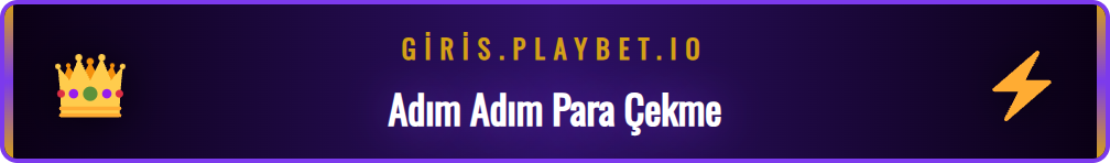 Playbet para çekme adımları ve ödeme yöntemleri ekran görüntüsü detayı.