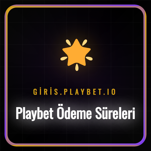 Playbet ödeme süreleri ve finansal işlemlerin hızını gösteren bir grafik.