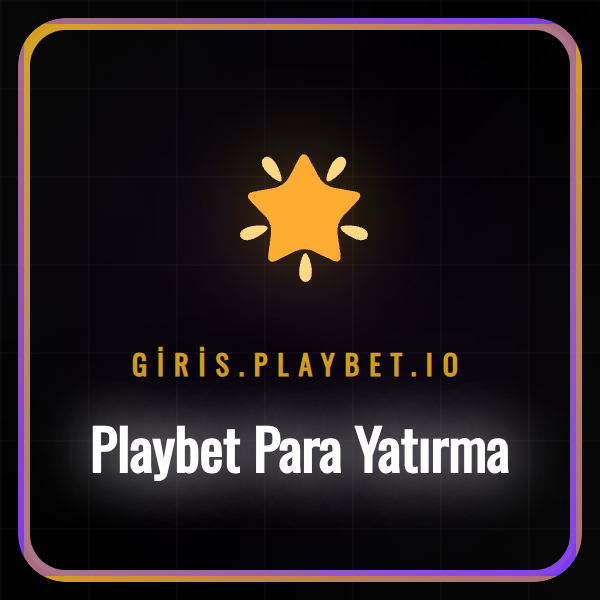 Playbet para yatırma seçeneklerini gösteren mor ve altın renkli arayüz.